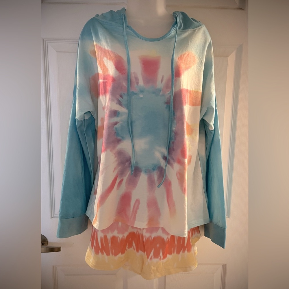 Tie dye lounge set